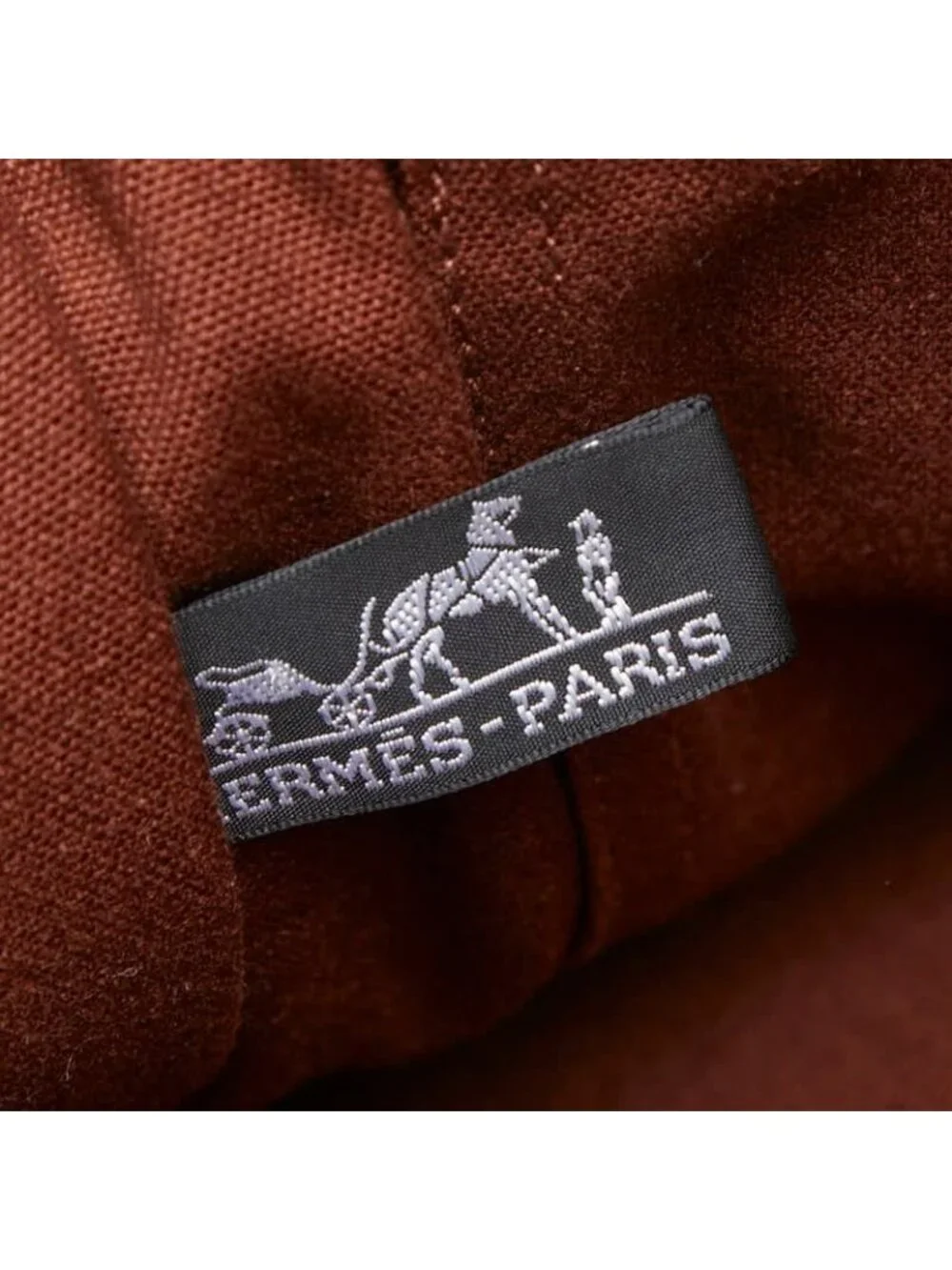 Hermes Full Toe MM Tote Brown Canvas